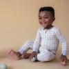 imageModern Moments by Gerber Unisex Baby Viscose Holiday 2Pack Tight Fitting Footless PajamasBlue Plaid