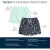 imageToddler ampamp Baby Boys Surf Swim Trunks 2Pack by GerberSurf