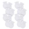imageGerber Baby 8Pack Scratch Mittens NavyGrayWhite 03 Months 12PackWhite