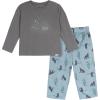 imageGerber Baby Boys 2Piece Pajama Set Flame Resistant LongSleeve Top  BottomWolf