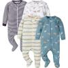 imageGerber Baby Boys 4 Pack Sleep N Play FootieDogs