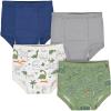 imageGerber Baby Boys 4 Pack Training Pants Toddler UnderwearDino Green and Navy