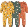 imageGerber Baby Boys Flame Resistant Fleece Footless Pajamas 3PackCamping