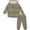 imageGerber Baby Boys Toddler 2Piece Flannel Jacket ampamp Jogger Set