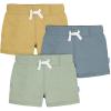 imageGerber Baby Boys Toddler 3Pack Pullon Knit ShortsGreen