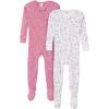 imageGerber Baby Girls 2Pack Footed PajamasDogs