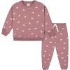 imageGerber Baby Girls Toddler 2piece Fleece Sweatshirt and Jogger SetBirds
