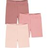 imageGerber Baby Girls Toddler 3Pack Pullon Bike ShortsDusty Pinks 3pack