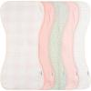 imageGerber Baby Unisex Burp Cloths 5Pack Rust Tan Size 105quot x 21quotPink