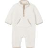 imageGerber Unisex Baby Baby Unisex Fleece RomperIvory