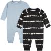 Dark Grey and Blue