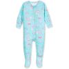 imageGerber babygirls Toddler Butterysoft Snug Fit Footed Pajamas With Viscose Made With EucalyptusRainbow Sky