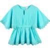 imageGerber babygirls Toddler Kaftan Swim Cover UpAqua