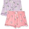 imageGerber babygirls unisexbaby 2pack Pullon ShortsPink Floral
