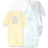 imageGerber unisexbaby Baby Boy and Girls 4pack Sleeper GownAnimals Green