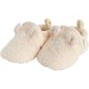 imageGerber unisexbaby Fleece Lined Non Skid Soft Slipper Booties With EarsSlipperIvory Ears