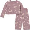 imageModern Moments by Gerber Girls Baby and Toddler Jacquard 2piece Sweater SetMd Lilac Cluster Jacquard