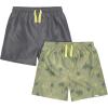 imageToddler ampamp Baby Boys Surf Swim Trunks 2Pack by GerberPalm Tree