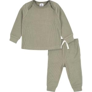 imageGerber Baby Boys Toddler 2Piece Long Sleeve Tee ampamp PullOn Jogger Set
