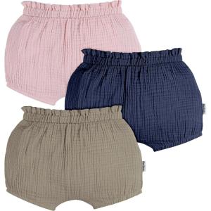 imageGerber Baby Girls 3Pack Bubble ShortsGreen