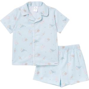 imageGerber Baby Girls Toddlers and Baby Girls 2Piece Coat Style Pajama Short SetSea