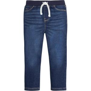 imageGerber Baby Toddler Rib Waist Stretch Denim Skinny JeansDark Blue Denim