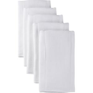 imageGerber Unisex Baby Boys Girls Gauze Prefold Cloth Diapers Multipack White 10 Pack5 Pack