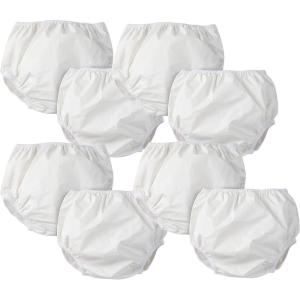 imageGerber Unisex Baby Toddler 8 Pack Waterproof Diaper CoverWhite