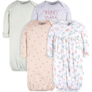 imageGerber unisexbaby Baby Boy and Girls 4pack Sleeper GownMamas Mini