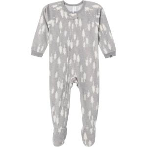 imageModern Moments by Gerber Baby Bunny Fleece Blanket SleeperGrey Heather Trees
