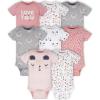 imageGerber 8pack Short Sleeve Onesies and 4Pack Sleep N Play Clothing BundleBear