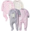imageGerber 8pack Short Sleeve Onesies and 4Pack Sleep N Play Clothing BundleBunny