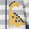 imageGerber 8pack Short Sleeve Onesies and 4Pack Sleep N Play Clothing BundleDinosaur