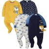 imageGerber 8pack Short Sleeve Onesies and 4Pack Sleep N Play Clothing BundleFox Navy