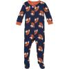 imageGerber Baby Boys 2Pack Footed PajamasFox Grey