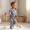 imageGerber Baby Boys 2Pack Footed PajamasGrey Camo