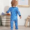 imageGerber Baby Boys 2Pack Footed PajamasSleepy Blue Dino