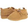 imageGerber BabyGirls Baby Moccasins Crib Shoes Newborn Infant Neutral Boys GirlsTaupe Fringe