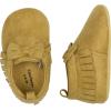 imageGerber BabyGirls Baby Moccasins Crib Shoes Newborn Infant Neutral Boys GirlsTaupe Fringe