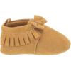 imageGerber BabyGirls Baby Moccasins Crib Shoes Newborn Infant Neutral Boys GirlsTaupe Fringe