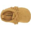 imageGerber BabyGirls Baby Moccasins Crib Shoes Newborn Infant Neutral Boys GirlsTaupe Fringe