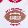 imageGerber NFL babygirls 3piece Onesie Bodysuit Pants ampamp Headband Set49ers