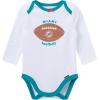 imageGerber NFL babygirls 3piece Onesie Bodysuit Pants ampamp Headband SetDolphins
