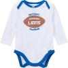 imageGerber NFL babygirls 3piece Onesie Bodysuit Pants ampamp Headband SetLions