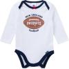 imageGerber NFL babygirls 3piece Onesie Bodysuit Pants ampamp Headband SetPatriots