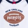 imageGerber NFL babygirls 3piece Onesie Bodysuit Pants ampamp Headband SetPatriots