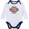 imageGerber NFL babygirls 3piece Onesie Bodysuit Pants ampamp Headband SetSeahawks