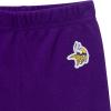 imageGerber NFL babygirls 3piece Onesie Bodysuit Pants ampamp Headband SetVikings