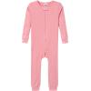 imageGerber babygirls Babygirls 3pack Snug Fit Footless Onepiece Cotton PajamasDitsy Floral