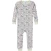 imageGerber babygirls Babygirls 3pack Snug Fit Footless Onepiece Cotton PajamasDitsy Floral